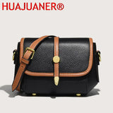 Women's Leather Shoulder Crossbody Bag Handbag - Brown