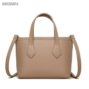 Women's Leather Shoulder Crossbody Bag Solid Cow Leather Handbag