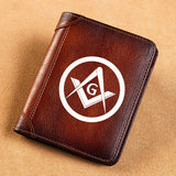 Mason Printing Leather Wallet Standard Purse