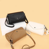 Vintage Cowhide Crossbody Bag for Women