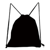 Solid Drawstring Bags Shoe Storage Bag Customizable Backpack