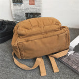 Canvas Teenage School Bag Student Backpack Girl Women Daypack Teen Rucksack
