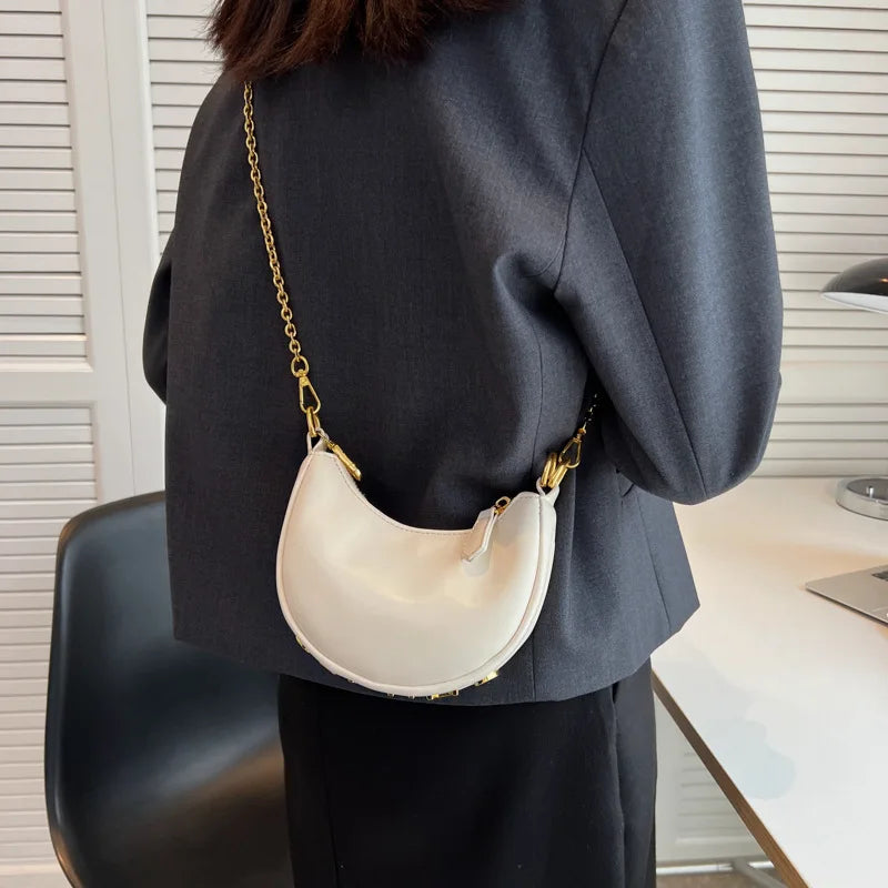 Summer Women's Shoulder Bag Chain Messenger Dumpling Bag