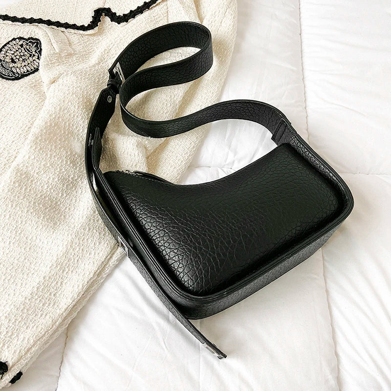 Western Style PU Leather Shoulder Bag
