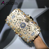 Heavy Bead Embroidery Bag Women Evening Bag Multicolor