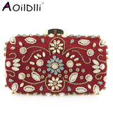 Heavy Bead Embroidery Bag Women Evening Bag Multicolor