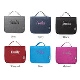 Personalized Embroidered Men Cosmetic Bag Travel Waterproof Storage Bag