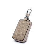 Leather Woman Key Case Zipper Key Wallet Holder