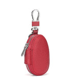 High Keychain Men Women Key Holder Organizer Pouch Cow Leather Car Key Bag
