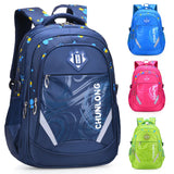 Reflective Nylon Kids School Backpack - Girl Boy School Bag