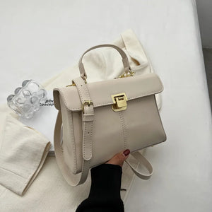 High Version Shoulder Bags For Women Large Capacity Female Texture PU Leather Me