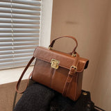 High Version Shoulder Bags For Women Large Capacity Female Texture PU Leather Me
