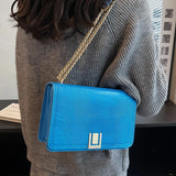 High Version Shoulder Bags Messenger Bags For Women PU Leather Chains Handbags