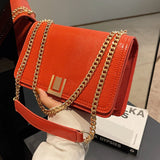 High Version Shoulder Bags Messenger Bags For Women PU Leather Chains Handbags