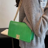 High Version Shoulder Bags Messenger Bags For Women PU Leather Chains Handbags