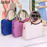 PU Leather Satchel Bag for Women - Large Capacity Handle Bag