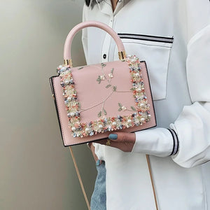 High Ladies Lace Handbag Spring Messenger Women's Bag Chain Shoulder B