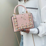 High Ladies Lace Handbag Spring Messenger Women's Bag Chain Shoulder B