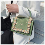 High Ladies Lace Handbag Spring Messenger Women's Bag Chain Shoulder B