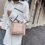 High Ladies Lace Handbag Spring Messenger Women's Bag Chain Shoulder B