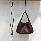 Litchi Pattern Handbag Casual Shoulder Bag