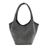 Women's Diamond Handbag Top-Handle Bag
