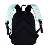Unicorn Print Laptop Backpack for Girls Casual Travel Pink M1396