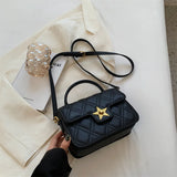 High Lattice Bags Women's Handbags Five-pointed Star Lock