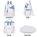 Stylish Leather Anti Theft Women's Backpack Multifunctional Shoulder Bag