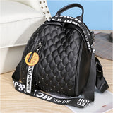 High Leather Backpack Willow Nail School Bags Anti-Theft School Bags