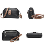 Leather Crossbody Shoulder Bag Women's Handbag Clutch Phone Purse