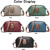 Leather Crossbody Shoulder Bag Women's Handbag Clutch Phone Purse