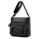 Leather Crossbody Bag for Women Shoulder Tote Lady Messenger Bag