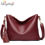 Leather Crossbody Bag Women Shoulder Tote Handbag