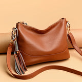 Leather Crossbody Bag Women Shoulder Tote Handbag