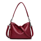 Leather Crossbody Bag Women Shoulder Tote Handbag