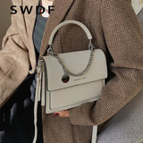 Thick Chain Shoulder Bag With Handle for Women