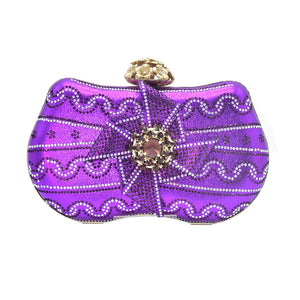 Leather Lady Clutch Bag Fashionable Shoulder Bag