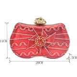 Leather Lady Clutch Bag Fashionable Shoulder Bag