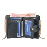 Vintage Small Mini Short Men Wallet Money Purses
