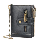 Vintage Small Mini Short Men Wallet Money Purses