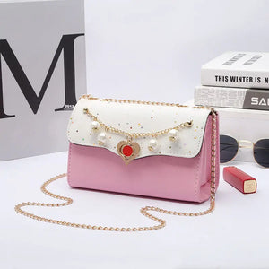 Vintage Leather Messenger Bag for Women Crossbody Clutch Purse