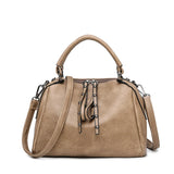 Women's High Leather Messenger Bag Lady Shoulder Tote Handbag