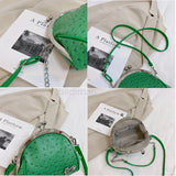 Leather Shell Shoulder Messenger Bags for Women Ladies Handbags