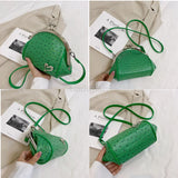 Leather Shell Shoulder Messenger Bags for Women Ladies Handbags