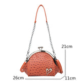 Leather Shell Shoulder Messenger Bags for Women Ladies Handbags