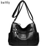 Leather Crossbody Bags for Women Handbags High Messenger Bag