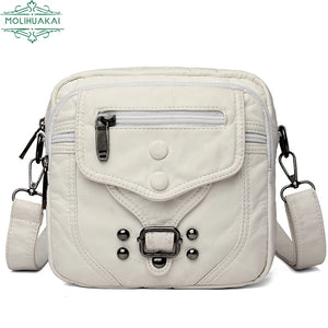Casual Small Leather Crossbody Handbag Women's Shoulder Bag