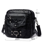 Casual Small Leather Crossbody Handbag Women's Shoulder Bag
