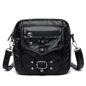 Casual Small Leather Crossbody Handbag Women's Shoulder Bag